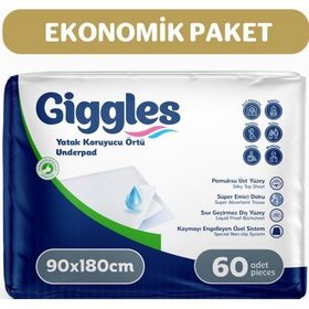 Giggles 90x180 cm 30x2 Adet Yatak Koruyucu Örtü