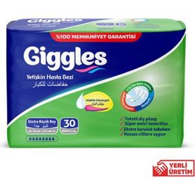 Giggles Bağlamalı XL 30 Adet Hasta Bezi