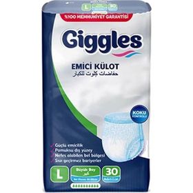 Giggles Emici Külot L 30 Adet Hasta Bezi