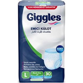 Giggles Emici Külot L 30 Adet Hasta Bezi