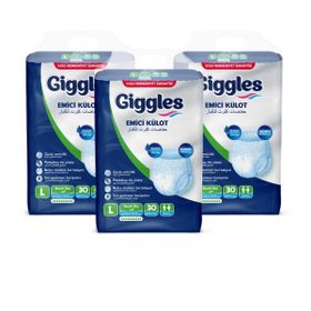 Giggles Emici Külot L 90 Adet Hasta Bezi