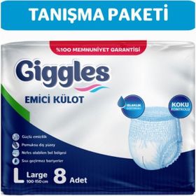 Giggles Emici Külot Large 8 Adet Yetişkin Bez