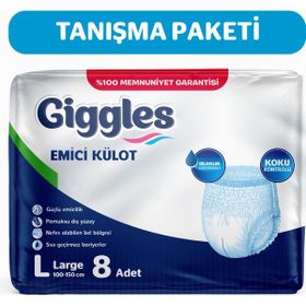 Giggles Emici Külot Large 8 Adet Yetişkin Bez