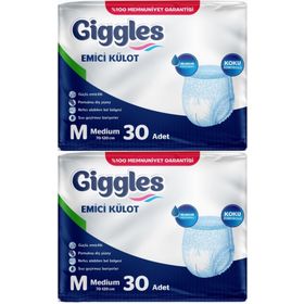 Giggles Emici Külot M Beden 2x30 Adet Hasta Bezi