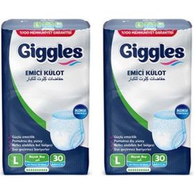 Giggles Emici L 60 Adet Külotlu Hasta Bezi
