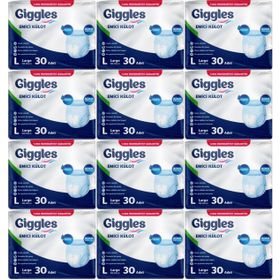 Giggles Hasta Bezi Yetişkin Large 30x12 Adet Emici Külot