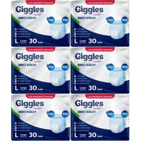 Giggles Hasta Bezi Yetişkin Large 30x6 Adet Emici Külot