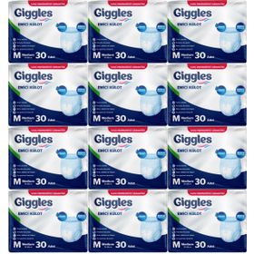 Giggles Hasta Bezi Yetişkin Medium 30x12 Adet Emici Külot
