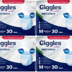 Giggles Hasta Bezi Yetişkin Medium 30x4 Adet Emici Külot