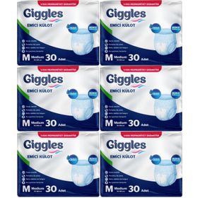 Giggles Hasta Bezi Yetişkin Medium 30x6 Adet Emici Külot