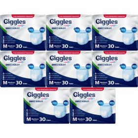 Giggles Hasta Bezi Yetişkin Medium 30x8 Adet Emici Külot