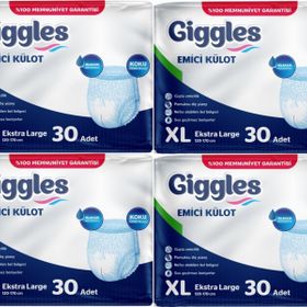 Giggles Hasta Bezi Yetişkin XL 30x4 Adet Emici Külot