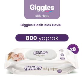 Giggles Klasik 800 Adet Islak Havlu