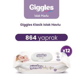 Giggles Klasik 864 Adet Islak Havlu