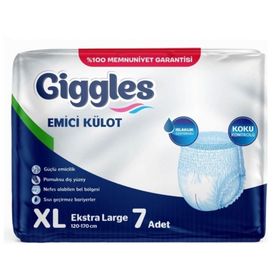 Giggles Külotlu XL 7'li Hasta Bezi