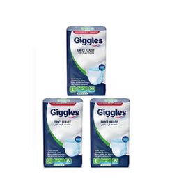 Giggles Külotlu Yetişkin Large 90 Adet Hasta Bezi