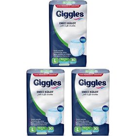 Giggles Külotlu Yetişkin Large 90 Adet Hasta Bezi
