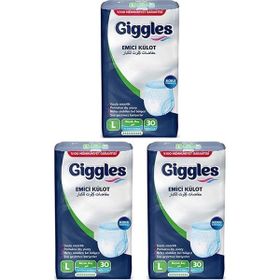 Giggles Külotlu Yetişkin Large 90 Adet Hasta Bezi