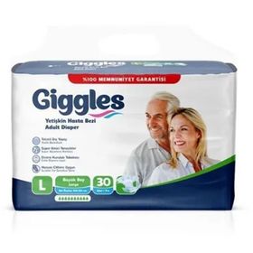 Giggles L 30'lu Belbantlı Yetişkin Hasta Bezi