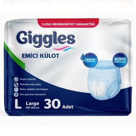 Giggles Large 30 Adet Yetişkin Emici Külot Bez