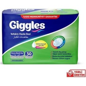 Giggles Large Yetişkin Bel Bağlamalı Hasta Bezi