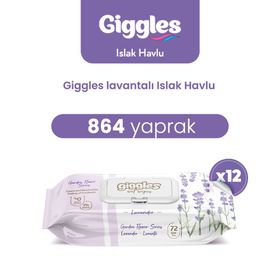 Giggles Lavanta 864 Adet Islak Havlu