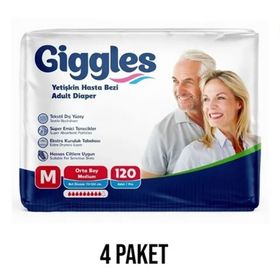 Giggles M 4x30'lu Belbantlı Yetişkin Hasta Bezi