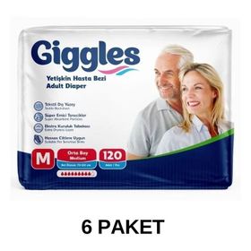 Giggles M 6x30'lu Belbantlı Yetişkin Hasta Bezi