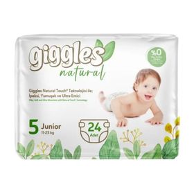 Giggles Natural No:5 Junior 24 Adet Bebek Bezi