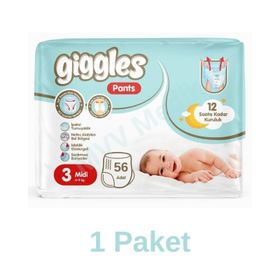 Giggles Pants No:3 Midi 56 Adet Külot Bebek Bezi