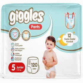 Giggles Pants No:5 Junior 120 Adet Külot Bebek Bezi