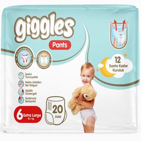 Giggles Pants No:6 XLarge 20 Adet Külot Bebek Bezi