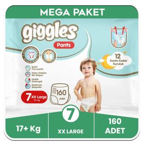 Giggles Pants No:7 XXLarge 160 Adet Külot Bebek Bezi