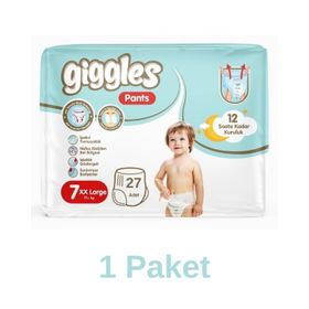 Giggles Pants No:7 XXLarge 27 Adet Külot Bebek Bezi