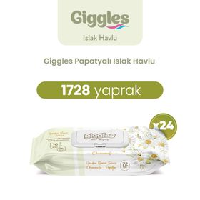 Giggles Papatya 1728 Adet Islak Havlu