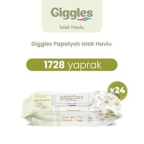 Giggles Papatya 1728 Adet Islak Havlu