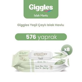 Giggles Yeşil Çay 576 Adet Islak Havlu