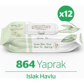 Giggles Yeşil Çay 864 Adet Islak Havlu