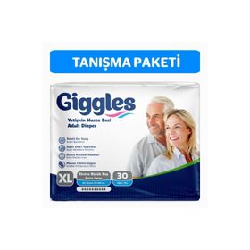 Giggles Yetişkin Bel Bantlı Extralarge 30 Adet Hasta Bezi