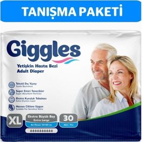 Giggles Yetişkin Bel Bantlı Extralarge 30 Adet Hasta Bezi