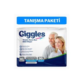 Giggles Yetişkin Bel Bantlı Extralarge 30 Adet Hasta Bezi