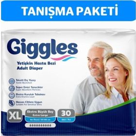 Giggles Yetişkin Bel Bantlı Extralarge 30 Adet Hasta Bezi