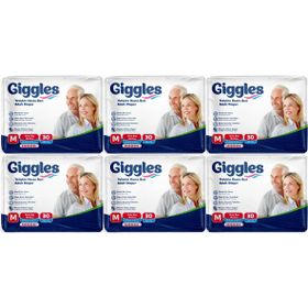 Giggles Yetişkin Bel Bantlı Tekstil Yüzey Orta M 180 Adet Hasta Bezi