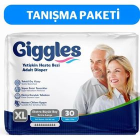 Giggles Yetişkin Belbantlı X Large 30 Adet Hasta Bezi