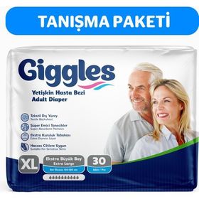 Giggles Yetişkin Belbantlı X Large 30 Adet Hasta Bezi
