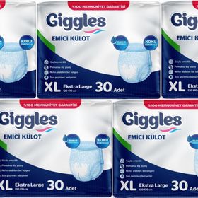 Giggles Yetişkin Emici Külot Ekstra Büyük XL 150 Adet Hasta Bezi