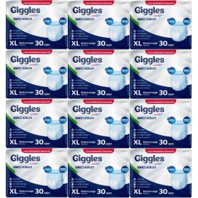 Giggles Yetişkin Emici Külot Ekstra Büyük XL 360 Adet Hasta Bezi