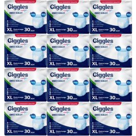 Giggles Yetişkin Emici Külot Ekstra Büyük XL 360 Adet Hasta Bezi