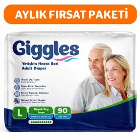 Giggles Yetişkin Large 3x30 Adet Hasta Bezi
