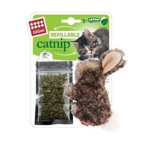 Gigwi 10 cm Catnip Hazneli Tavşan Kedi Oyuncağı